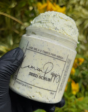 Load image into Gallery viewer, Lemon Poppy Seed Scrub - FACE AND BODY